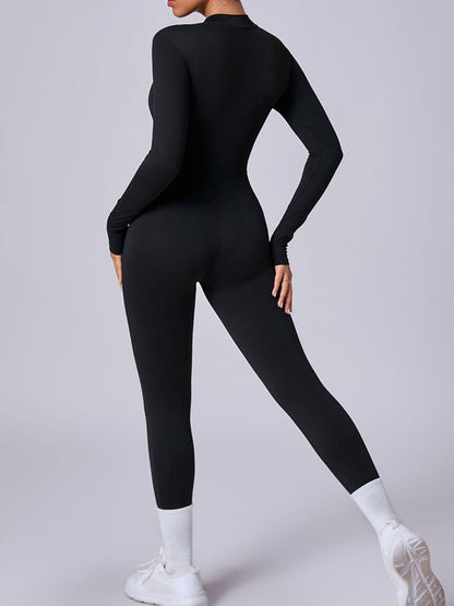 Zipper with Chest Pads Jumpsuit