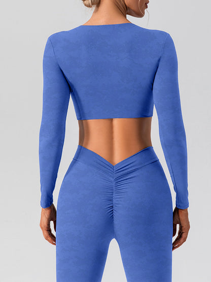 Twist Cross Back Deep V Back Tracksuits
