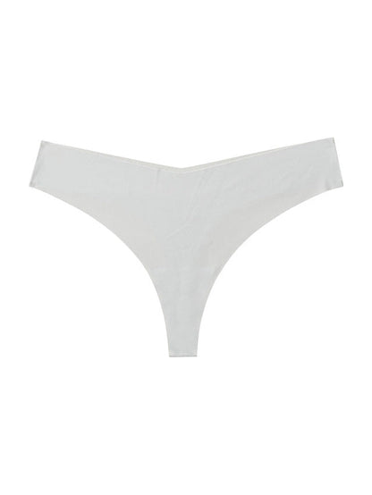 Seamless V-shape waisted T-back Underwear