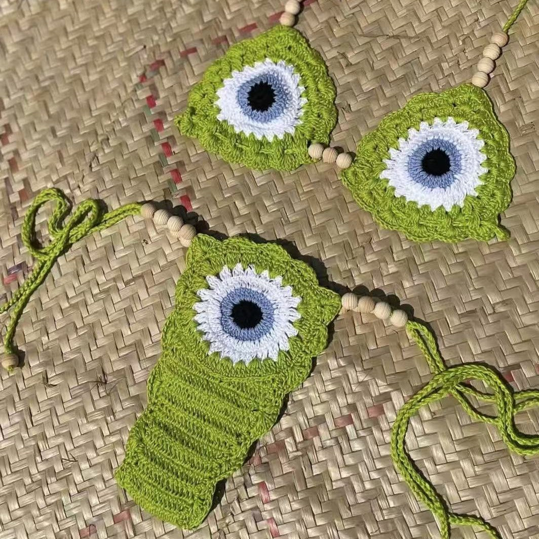 Flower Hand-knitted Bikini Set