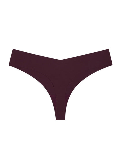 Seamless V-shape waisted T-back Underwear