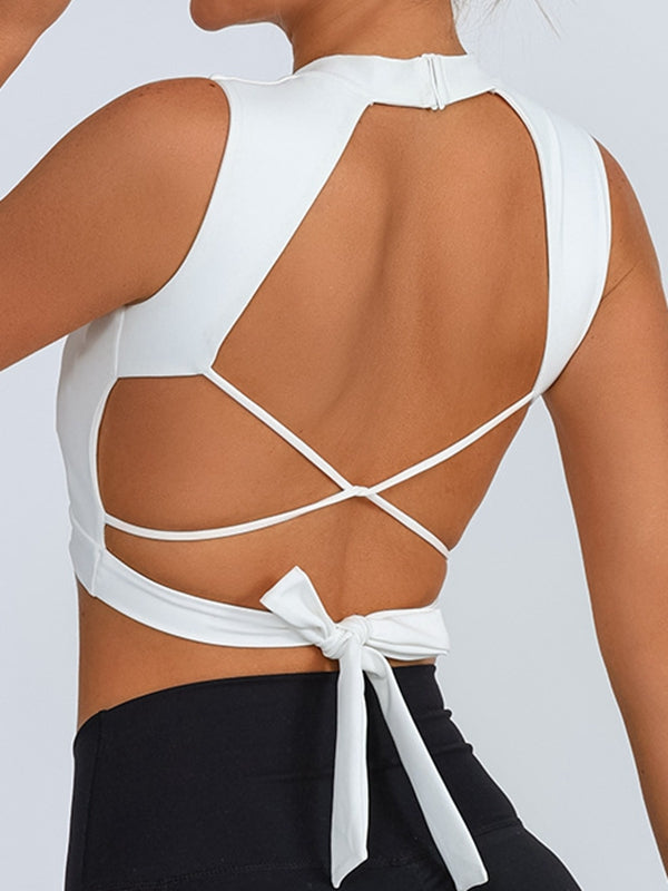 Beautiful Back Bow-knot Quick Dry Sports Bras