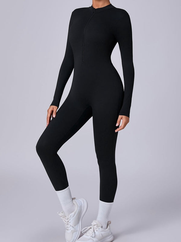 Zipper with Chest Pads Jumpsuit