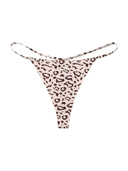 T-back Leopard Print Panties