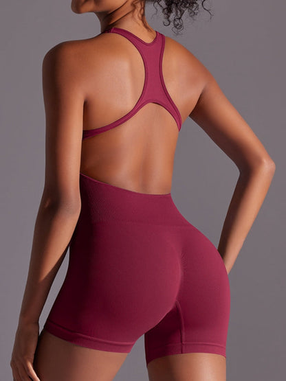 Hollow Out Sweat-absorbent Breathable Short Jumpsuit X ANECHKAANNN ⭐