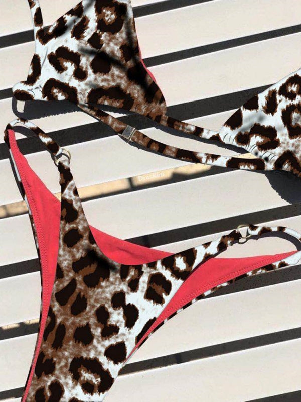 Sexy Animal Print Bikini Set