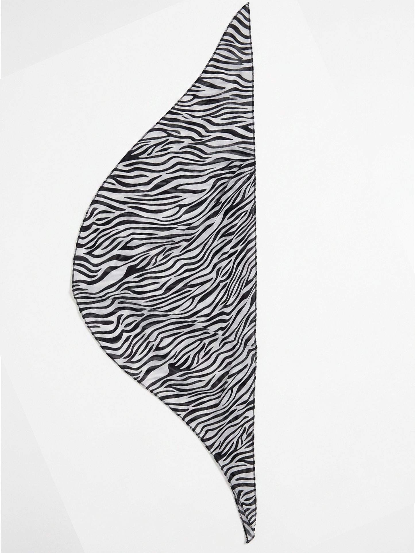 Lightweight Zebra Pattern Chiffon Bikini Cover Up Sarong Skirt