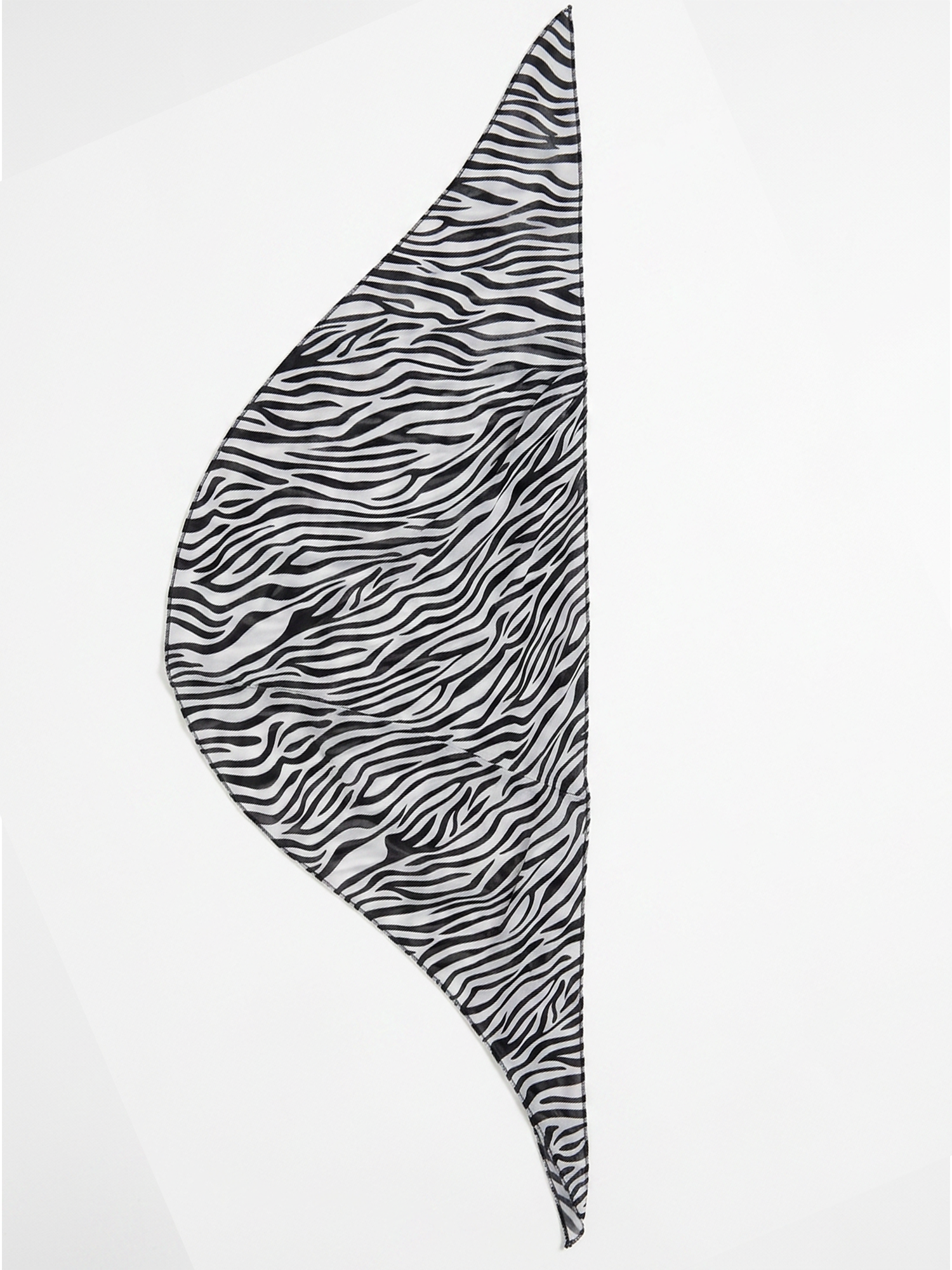 Lightweight Zebra Pattern Chiffon Bikini Cover Up Sarong Skirt