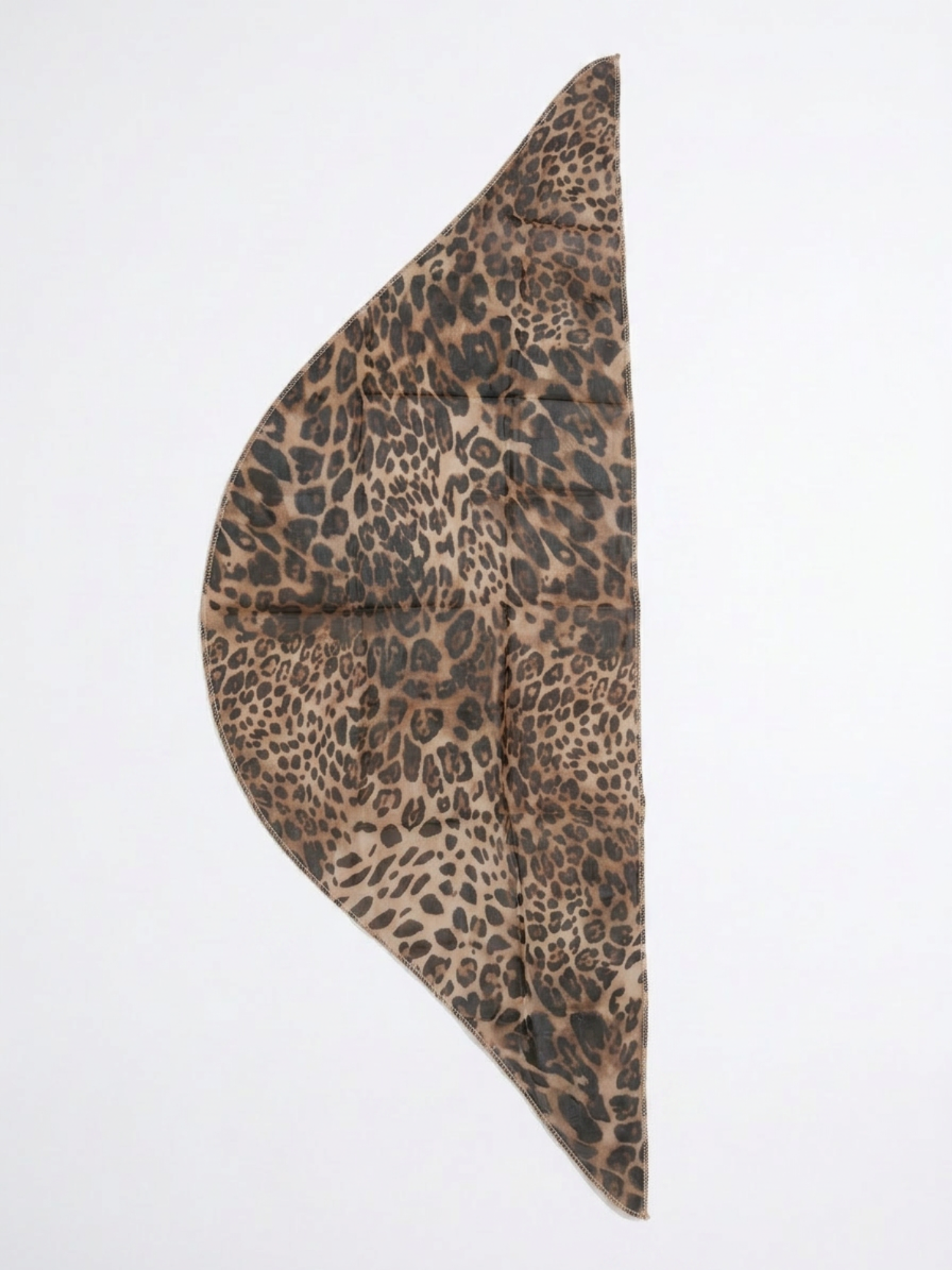 Lightweight Animal Print Chiffon Bikini Cover Up Sarong Skirt