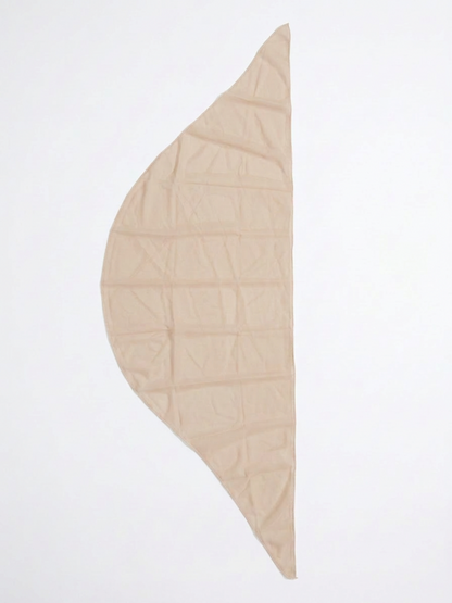 ：Trendy Nude Sheer Mesh Side Tie Draped Beach Wrap Skirt