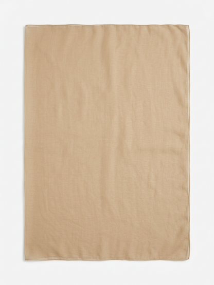 Khaki Chiffon Long Side Tie High Slit Sarong Beach Cover Up Skirt