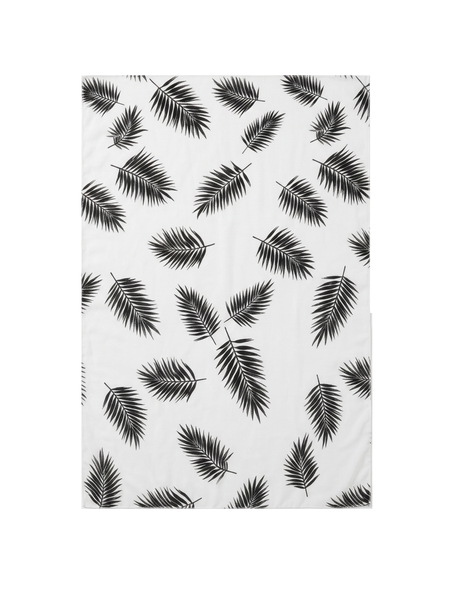 Lightweight Palm Print Chiffon Long Bikini Cover Up Sarong Skirt