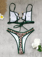 Beach Vacation Leopard Print Bikini
