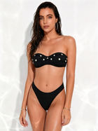 Strapless Black Bandeau Bikini