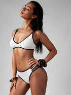 Minimalist Black & White Bikini