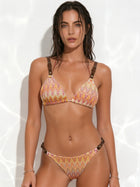 Boho Print Triangle Bikini
