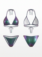Iridescent Polarized Triangle Cup 3-Piece Bikini