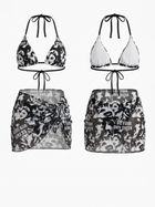Graffiti Print 3 Piece Bikini