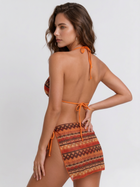 Boho Aztec Print Halter Bikini Side Tie Wrap Skirt 3 Piece