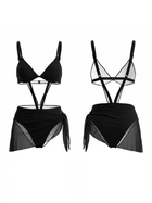 Black Strappy Cutout One Piece
