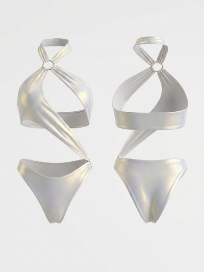 O-Ring Halter High Cut One Piece