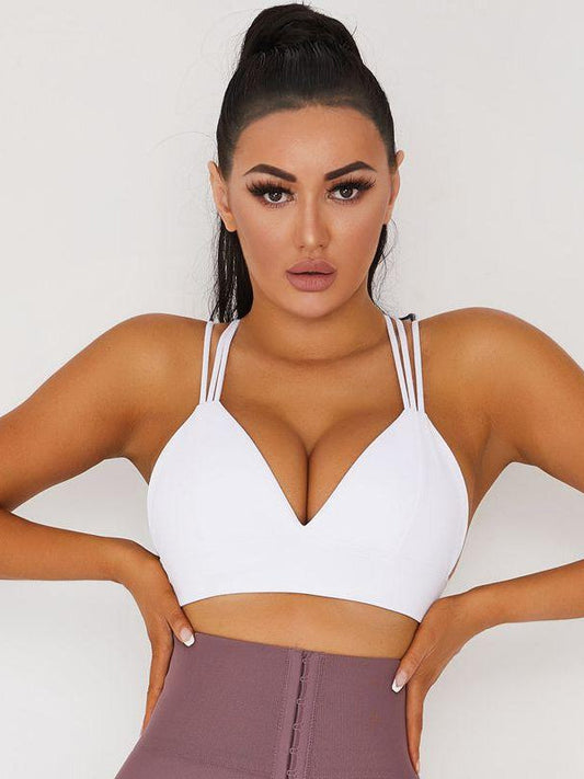 Thin Shoulder Straps Sports Bras
