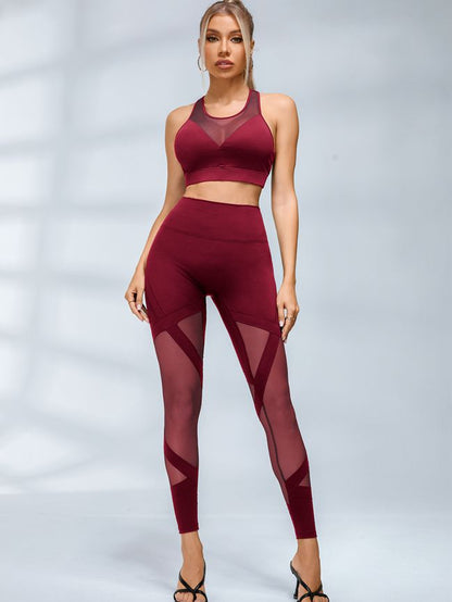 Sexy Sheer Mesh Hip-lift Leggings