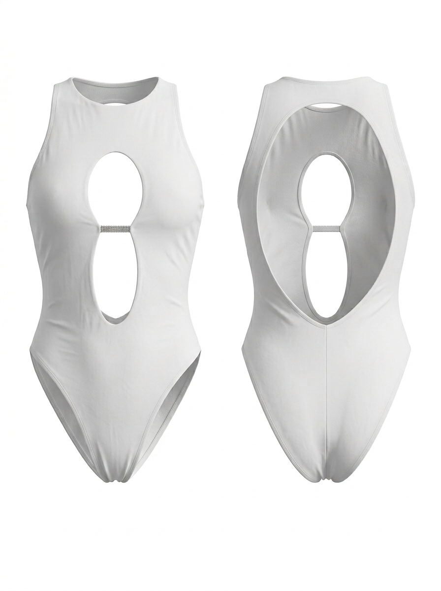 Sexy Hollow Out Backless One Piece