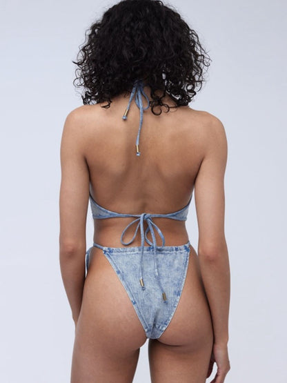 Female Cowboy Hollow Out Cross Back One-Piece