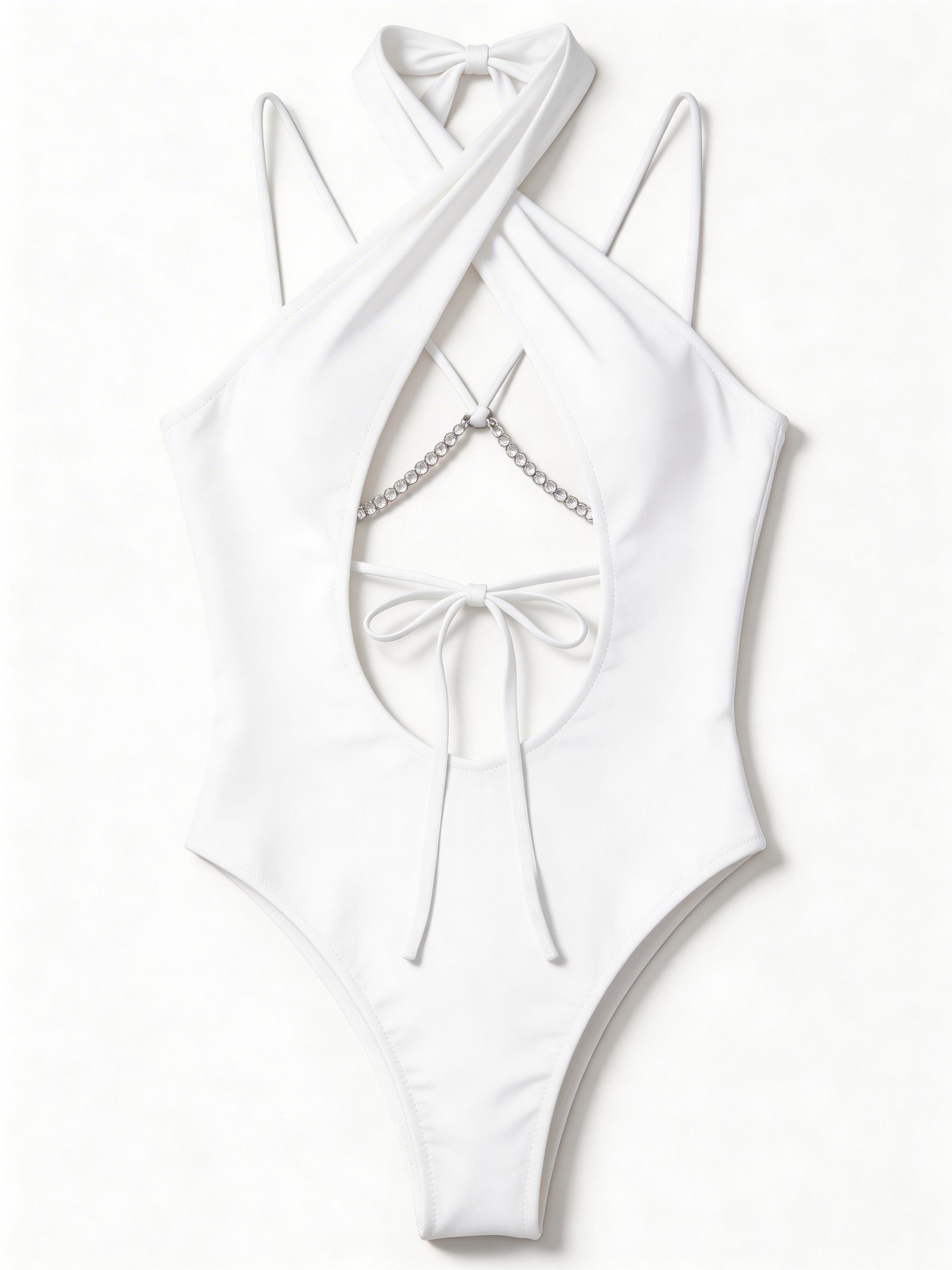 Sexy Cutout Backless Beach One Piece
