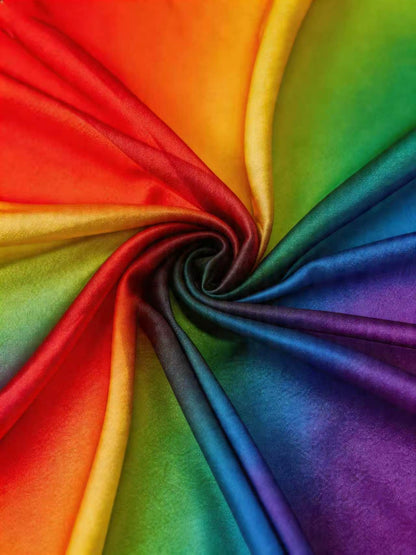 Sexy Rainbow Color Hot Tie-dye Cross Back One Piece