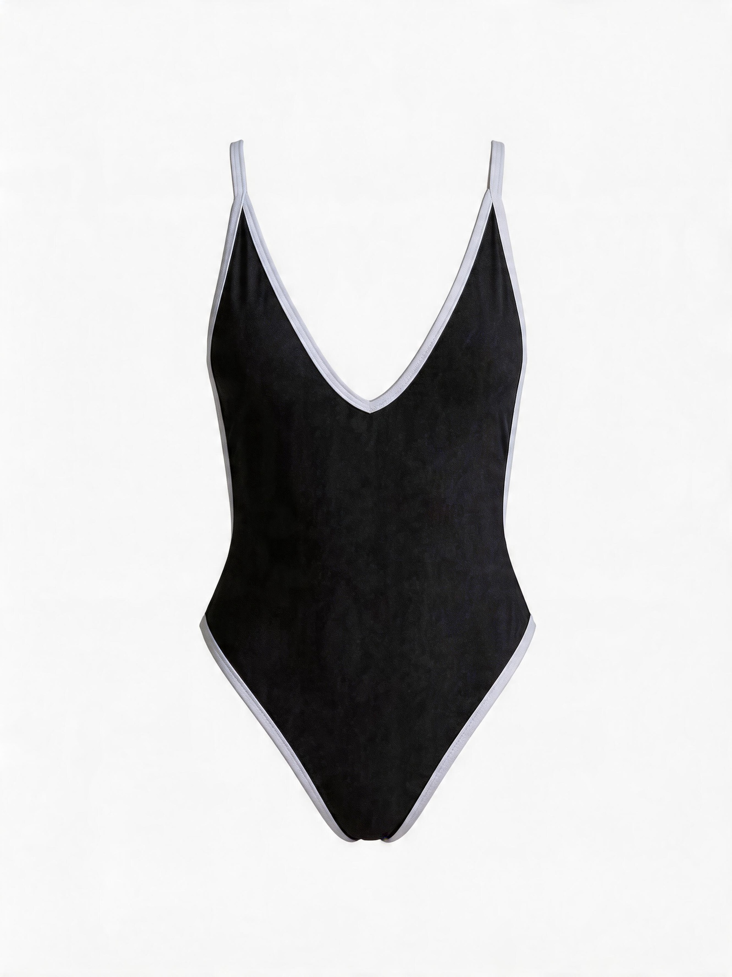 Contrast Color Stripes One Piece