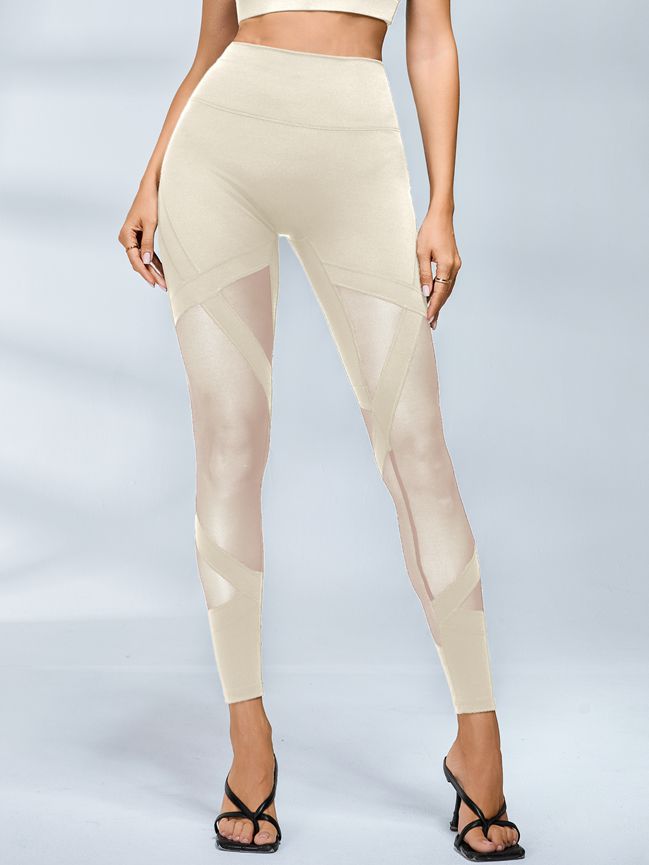 Sexy Sheer Mesh Hip-lift Leggings