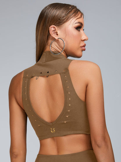 Cutout Backless Sports Bras