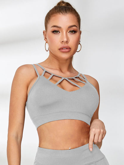 Cutout Backless Sports Bras