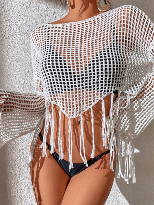 Sexy Fishnet Swimwear Cover-up
