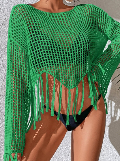 Sexy Fishnet Swimwear Cover-up